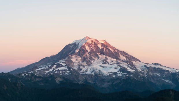 A view of beautiful Mt. Rainier