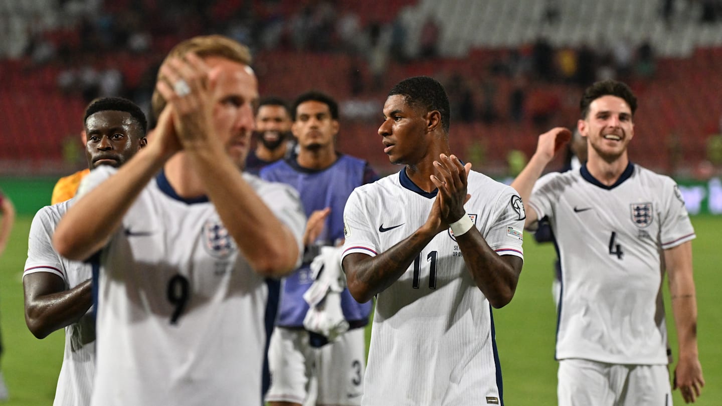 Inglaterra aplasta a Serbia 0-5 y roza el boleto al Mundial