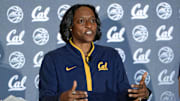 Cal head coach Charmin Smith 