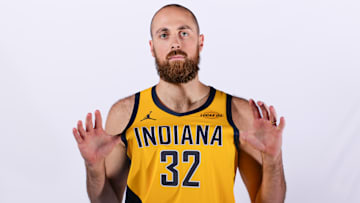 Indiana Pacers center Jay Huff (32).