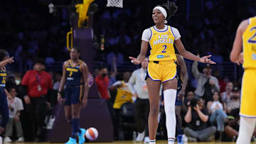 LA Sparks forward Rickea Jackson is a great prop target on Saturday.