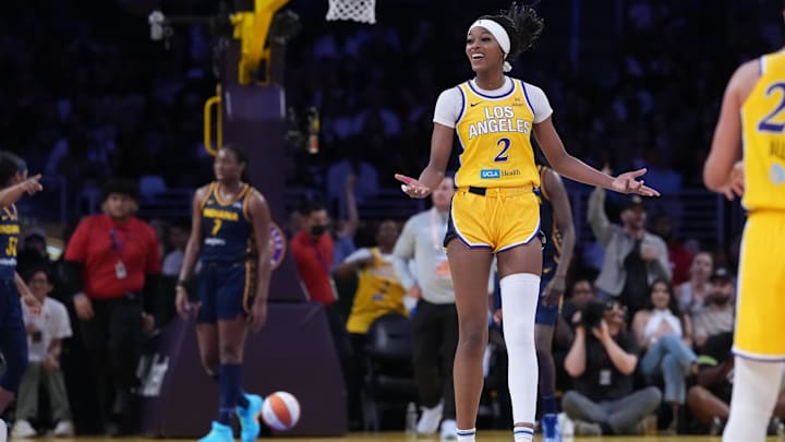 LA Sparks forward Rickea Jackson is a great prop target on Saturday.
