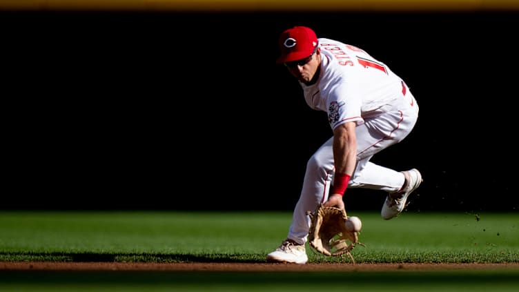 Cincinnati Reds second baseman Spencer Steer.