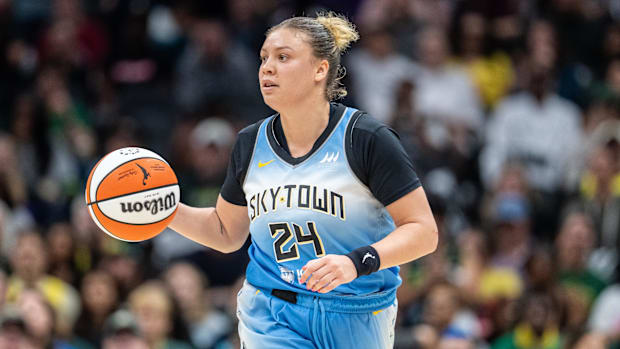 Rachel Banham was the leading scorer for the Chicago Sky on more than occasion this season against the Indiana Fever.