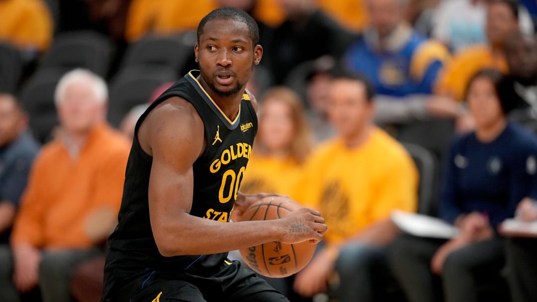 Golden State Warriors forward Jonathan Kuminga
