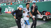 Carolina Panthers quarterback Bryce Young.