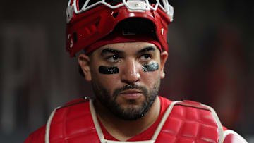 Cincinnati Reds catcher Jose Trevino