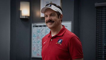 Jason Sudeikis as Ted Lasso in Ted Lasso season 3