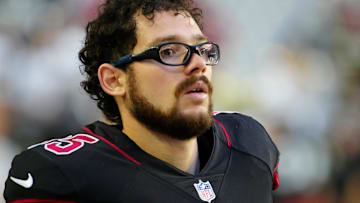 October 20, 2022; Glendale, Ariz; USA; Cardinals kicker Rodrigo Blankenship warms up prior to a game