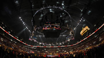 Jan 28, 2023; San Antonio, TX, USA; A general view during the WWE Royal Rumble at the Alamodome.