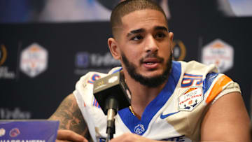 Boise State Broncos defensive end Ahmed Hassanein.