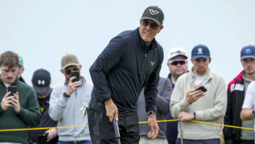 Phil Mickelson made the cut at Royal Troon, a course he loves.