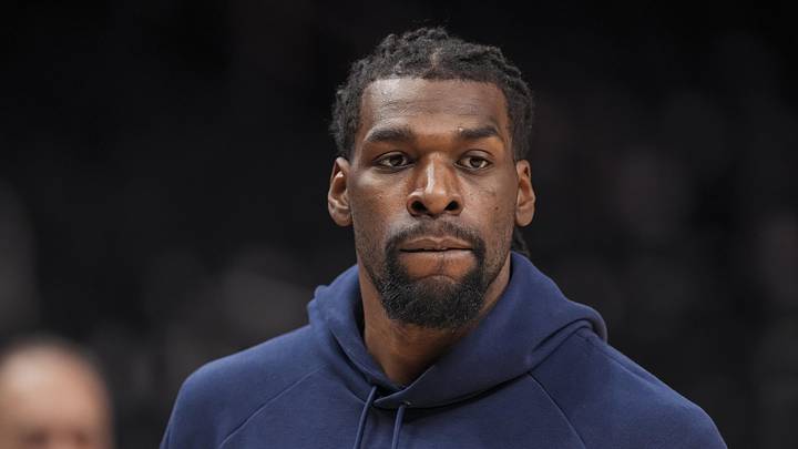 Dec 31, 2025; Atlanta, Georgia, USA; Minnesota Timberwolves center Naz Reid (11) shown on the court prior to the game against the Atlanta Hawks at State Farm Arena. Mandatory Credit: Dale Zanine-Imagn Images
