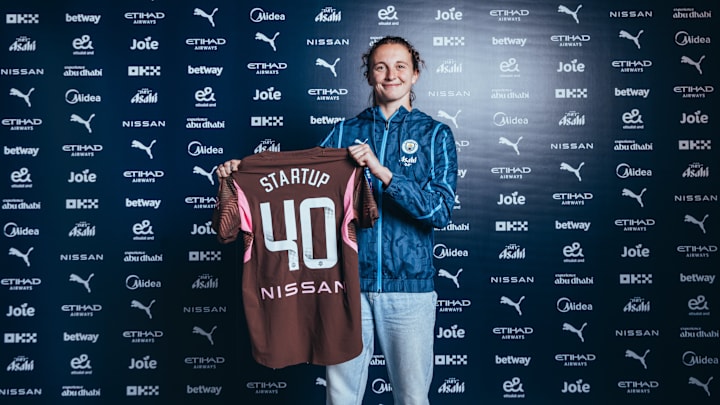 Man City have signed goalkeeper Katie Startup