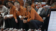 Mar 1, 2025; Austin, Texas, USA; Texas Longhorns head coach Rodney Terry observes the second half against the Georgia Bulldogs at Moody Center. Mandatory Credit: Scott Wachter-Imagn Images