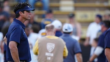 Sep 3, 2021; Boulder, Colorado, USA; Northern Colorado Bears head coach Ed McCaffrey before the game