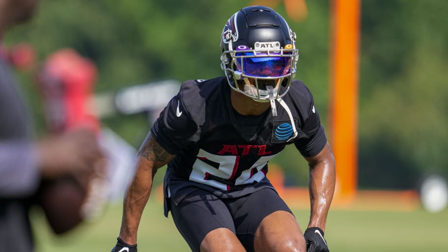 Atlanta Falcons cornerback A.J. Terrell is entering the final year of his rookie contract. | Dale Zanine-USA TODAY Sports