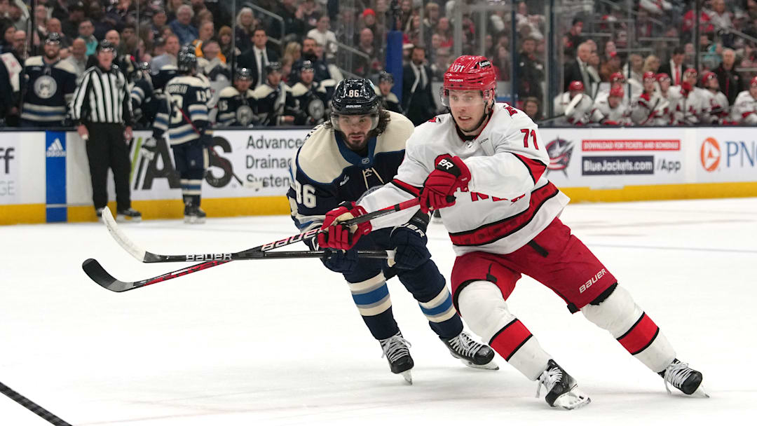 Carolina Hurricanes v Columbus Blue Jackets