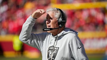 Las Vegas Raiders head coach Pete Carroll