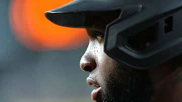 Jun 15, 2024; Phoenix, Arizona, USA; Chicago White Sox outfielder Luis Robert Jr. (88) looks on against the Arizona Diamondbacks during the eighth inning at Chase Field. Mandatory Credit: Joe Camporeale-Imagn Images