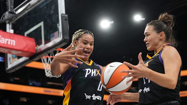 Satou Sabally and Kathryn Westbel