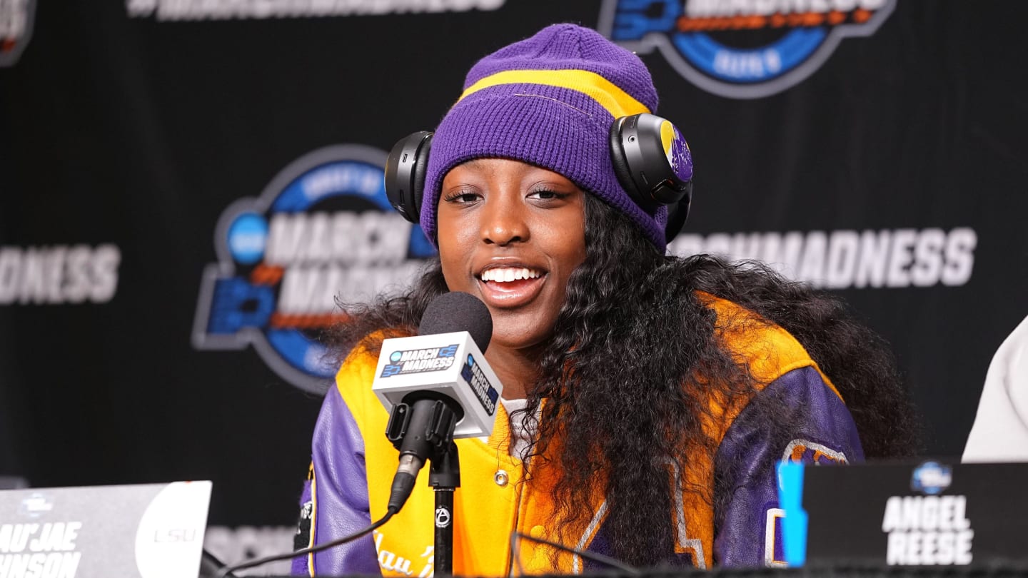 LSU Basketball Star Signs NIL Jersey for Serena Williams Daughter