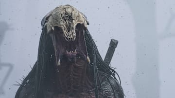 Dane DiLiegro as the Predator in 20th Century Studios' PREY, exclusively on Hulu.