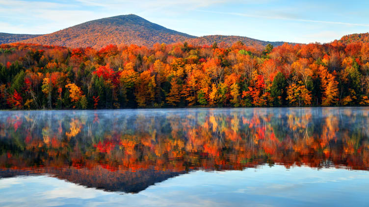 Autumn near Killington, Vermont.