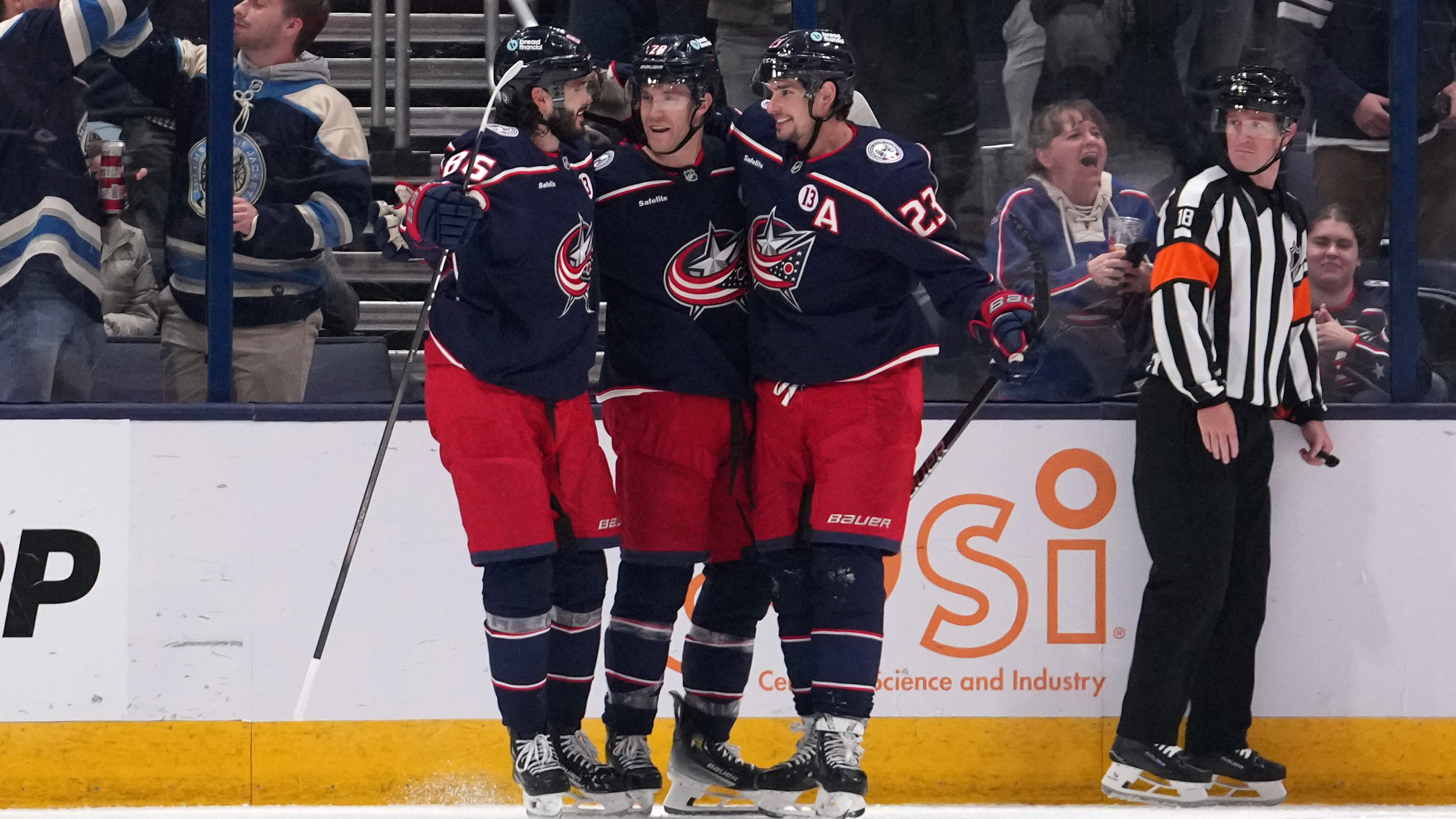 Blue Jackets Triumph Over Sabres But Face Injury Woes with Kent Johnson