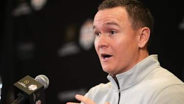 Boise State Broncos head coach Spencer Danielson.