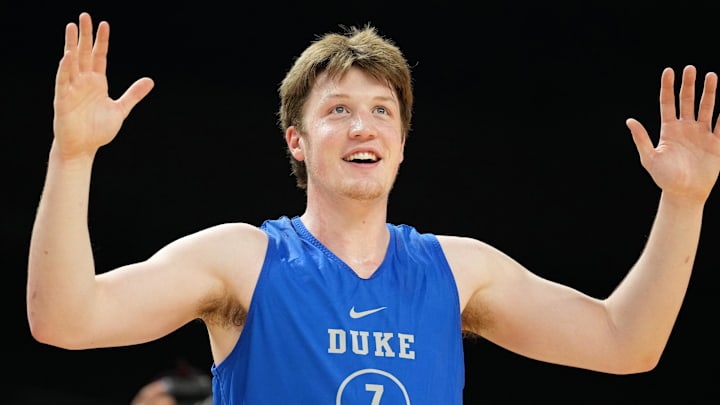 Duke Blue Devils guard Kon Knueppel (7)