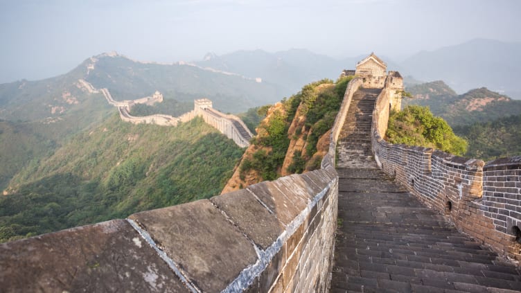 The Great Wall of China.