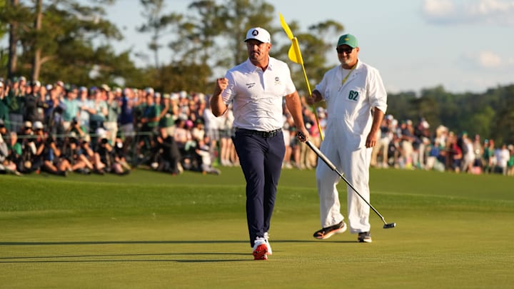 DeChambeau was unable to capitalize on an amazing putt on the final hole of Round 3 DeChambeau was unable to capitalize on an amazing putt on the final hole of Round 3