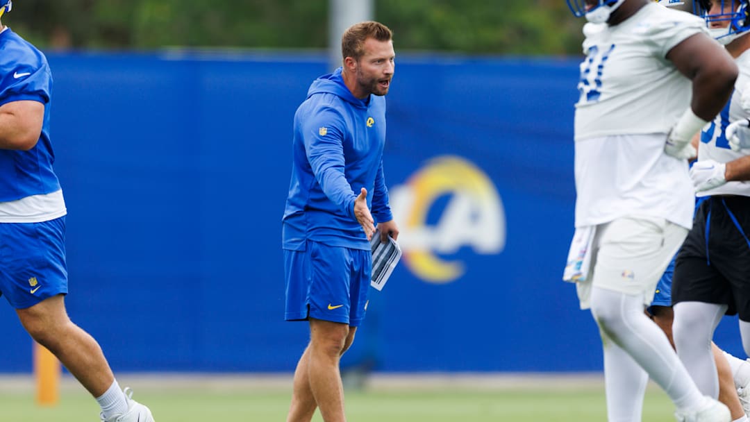 Los Angeles Rams OTA Offseason Workout, HC Sean McVay