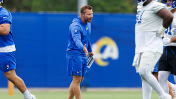 Los Angeles Rams OTA Offseason Workout, HC Sean McVay
