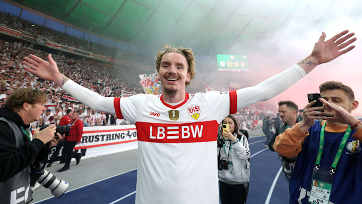 Der VfB Stuttgart gewinnt den DFB-Pokal Der VfB Stuttgart gewinnt den DFB-Pokal