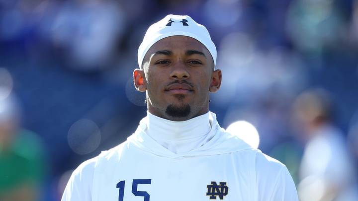 Notre Dame cornerback Leonard Moore