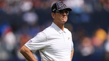 Los Angeles Chargers head coach Jim Harbaugh