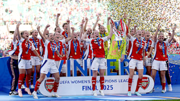 The Gunners achieved European glory