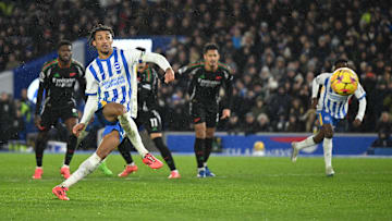 Joao Pedro's well-taken penalty earned Brighton yet another draw