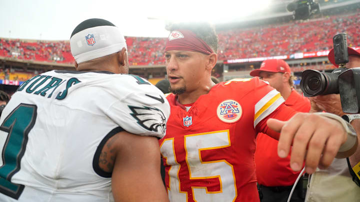 The Philadelphia Eagles defeated the Kansas City Chiefs in a Super Bowl rematch in Week 2 of the 2025 NFL season. The Philadelphia Eagles defeated the Kansas City Chiefs in a Super Bowl rematch in Week 2 of the 2025 NFL season.