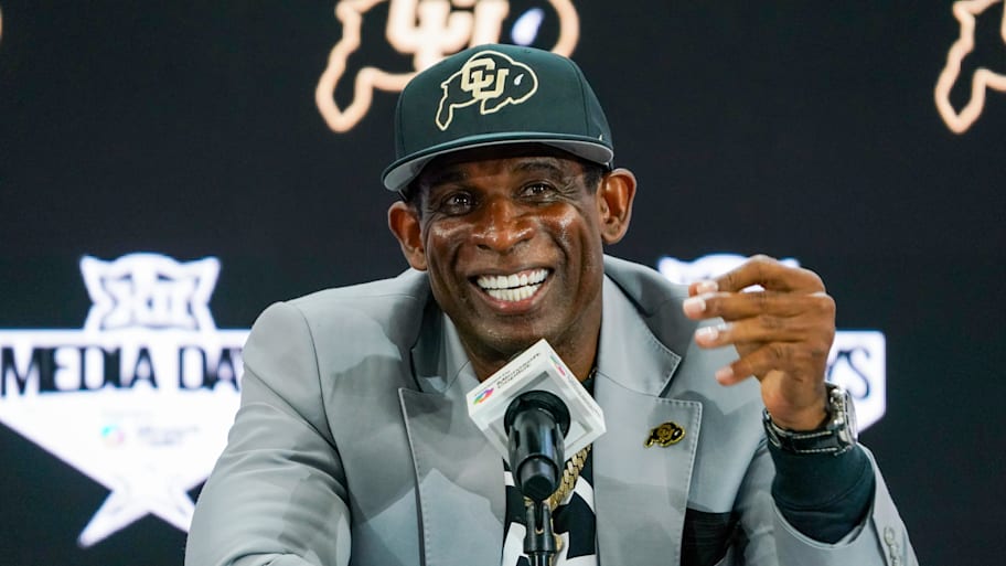 Deion Sanders has been battling a health issue this offseason.  | Raymond Carlin III-Imagn Images