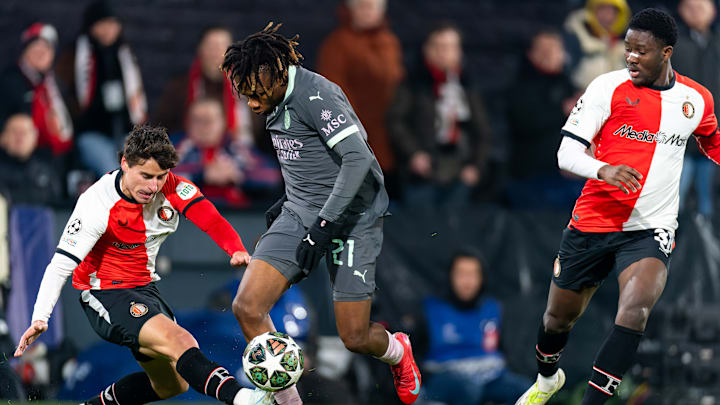 Feyenoord v AC Milan - UEFA Champions League 2024/25 League Knockout Play-off First Leg