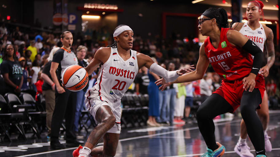 The Washington Mystics have traded All-Star guard Brittney Sykes to the Seattle Storm. | Brett Davis-Imagn Images