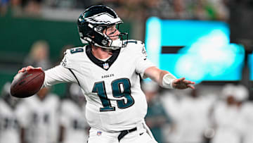 Philadelphia Eagles quarterback Kyle McCord 