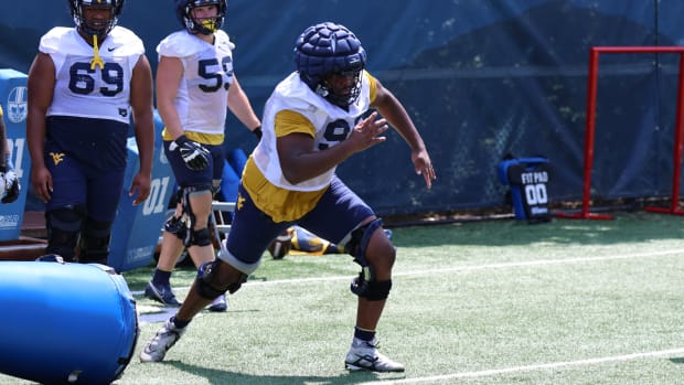 West Virginia University defensive lineman Hammond IV.