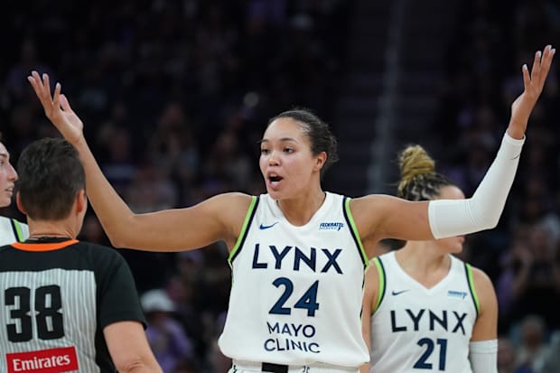 Minnesota Lynx forward Napheesa Collier (24) 