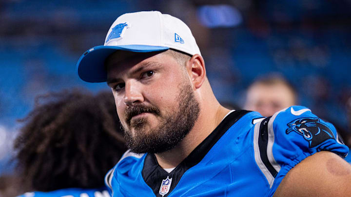 Carolina Panthers center Austin Corbett