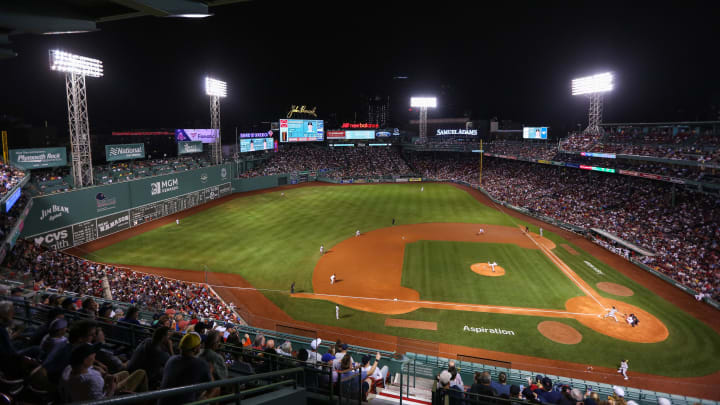 Sep 13, 2022; Boston, Massachusetts, USA; A general view of Fenway Park during a game between the