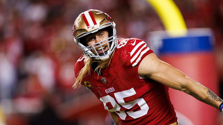 San Francisco 49ers tight end George Kittle (85)